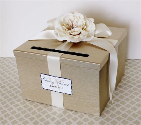 gold metal wedding card box|homemade card box for wedding.